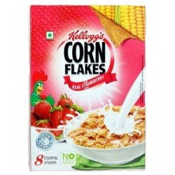 Kelloggs Corn Flakes - Real Strawberry - 275 Gms Carton