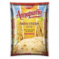 Annapurna Farm Fresh Whole Wheat Atta (Goduma Pindi) - 1 Kg