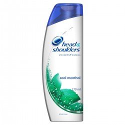 Head & Shoulders Cool Menthol Anti-Dandruff Shampoo  - 350 ml Bottle