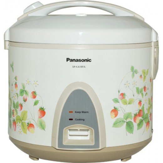 Panasonic SR KA 18 AR 1.8 L Electric Rice Cooker with Steaming Feature
