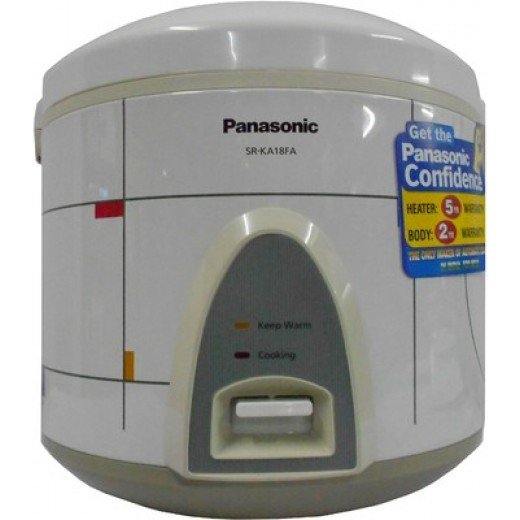 Panasonic SR KA 18 FA 1.8 L Electric Rice Cooker with Steaming Feature