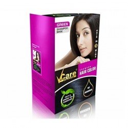 Vcare Shampoo Hair Colour 25ml- Black