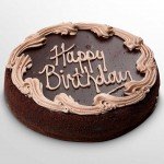 Birthday Cool Cake 004 (Chocolate, Black Forest) - 1Kg
