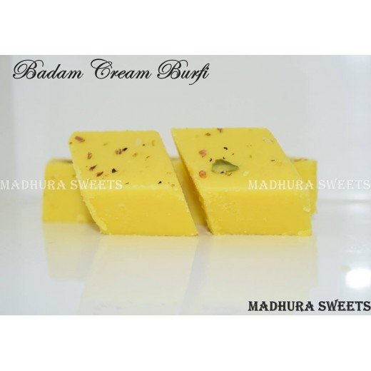 Madhura Sweets - Badam Cream Burfi